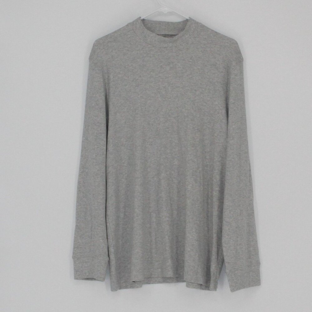 Denver Hayes Gray Long Sleeve Shirt Men Size Large